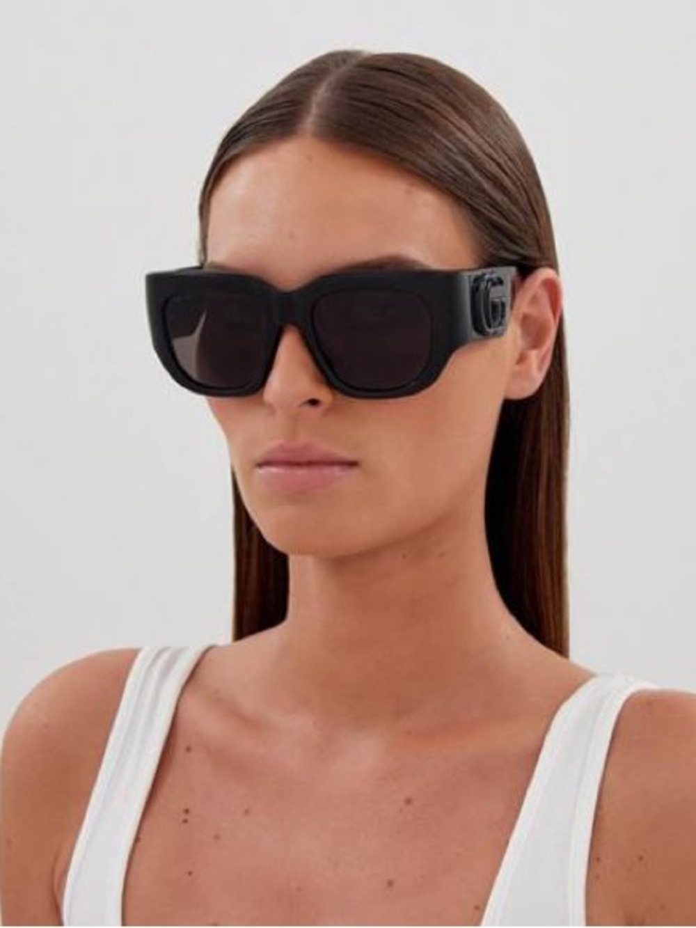 Gucci GG1545S Squared Acetate Sunglasses